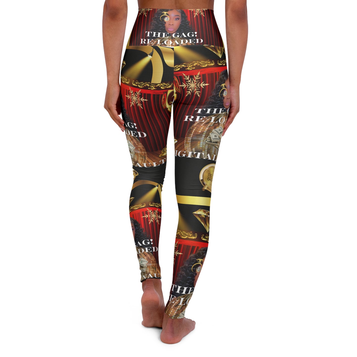 High Waisted Yoga Leggings (AOP)